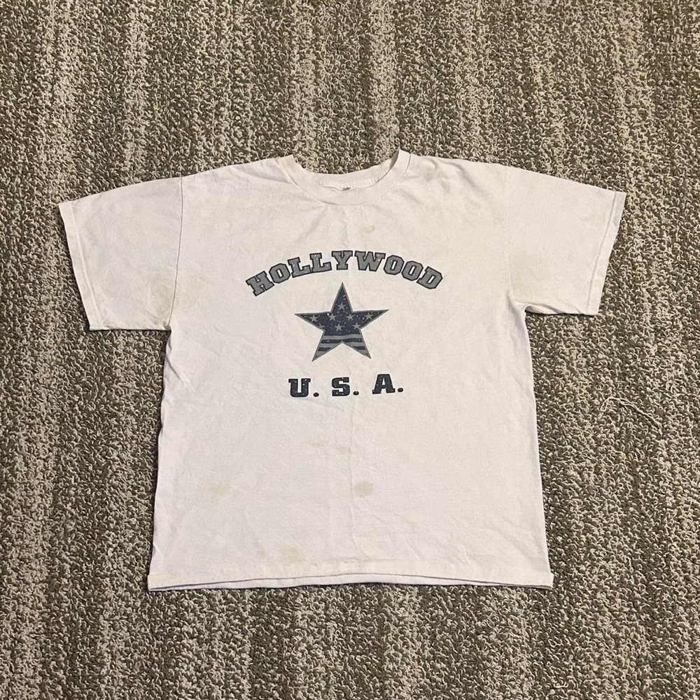White Hollywood T-shirt